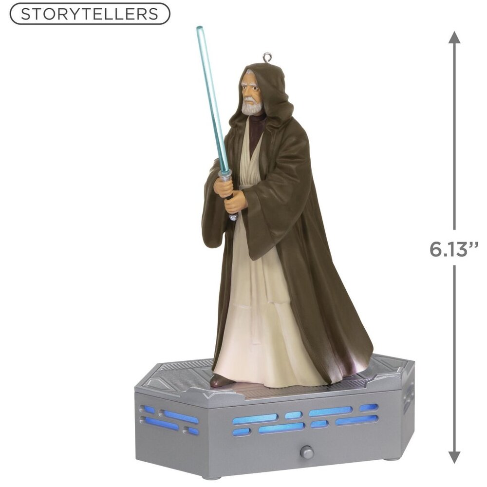 New! Star Wars Storytellers Obi-Wan Kenobi Hallmark Keepsake Christmas Ornament